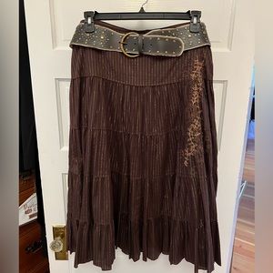 Flowy bohemian skirt